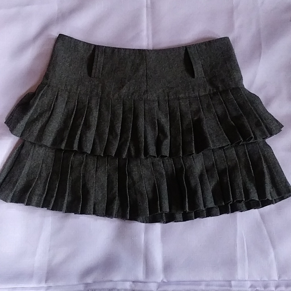Model BOA gray mini skirt, size M